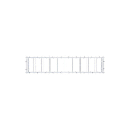 Gabião 100 cm x 20 cm x 20 cm (C x A x P), malhagem 10 x 10 cm, anel espiral