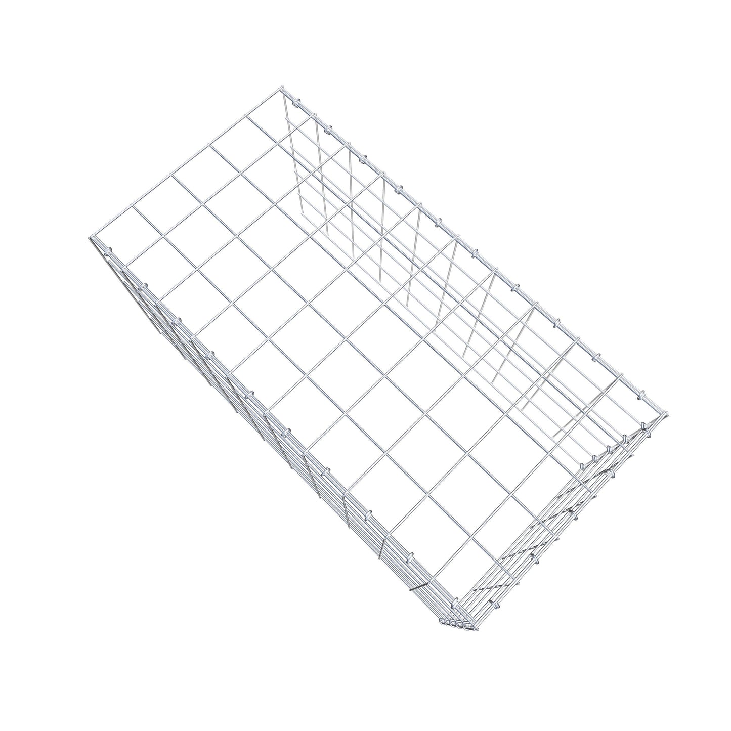 Anbaugabione Typ 4 100 cm x 50 cm x 50 cm (L x H x T), Maschenweite 10 cm x 10 cm, C-Ring
