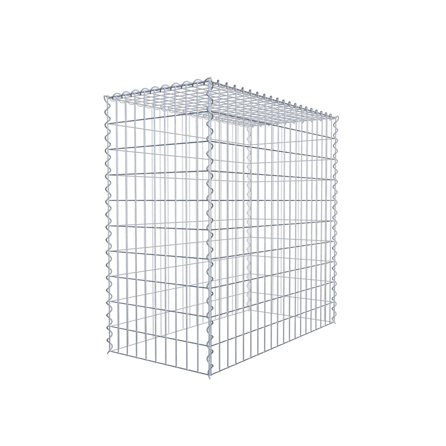 Opvokset gabion type 3 100 cm x 100 cm x 50 cm (L x H x D), maskestørrelse 5 cm x 10 cm, spiral
