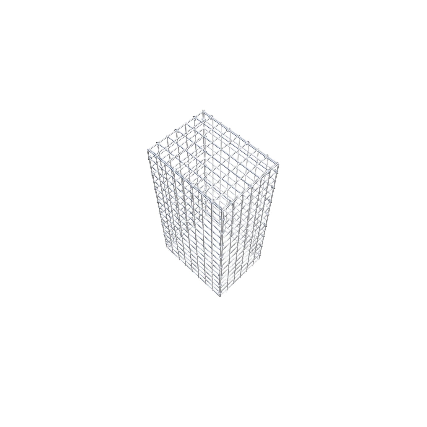 Anbaugabione Typ 3 80 cm x 40 cm x 30 cm (L x H x T), Maschenweite 5 cm x 5 cm, C-Ring