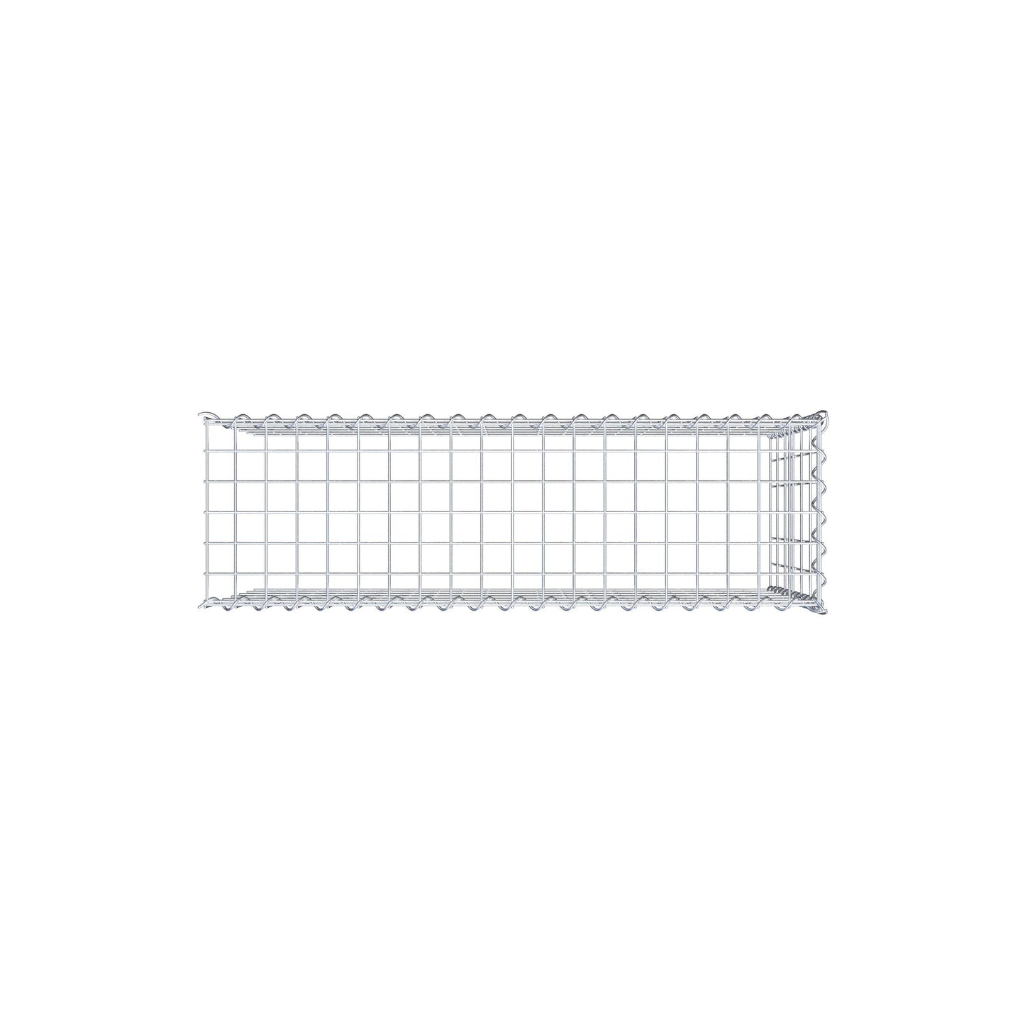 Anbaugabione Typ 4 100 cm x 60 cm x 30 cm (L x H x T), Maschenweite 5 cm x 10 cm, Spirale