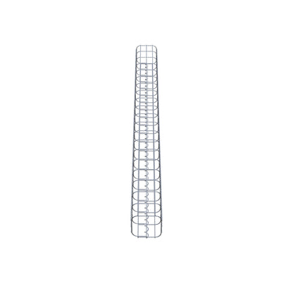 Gabionensäule eckig 17 cm x 17 cm, 200 cm Höhe, MW 5 cm x 10 cm