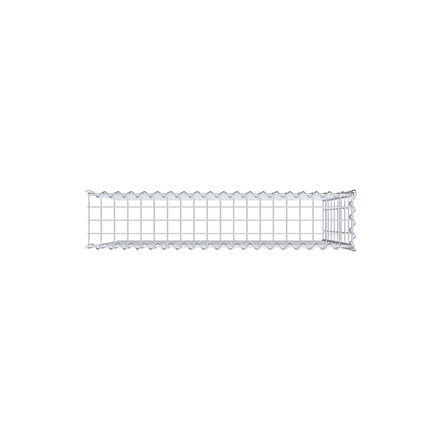 Anbaugabione Typ 4 100 cm x 90 cm x 20 cm (L x H x T), Maschenweite 5 cm x 10 cm, Spirale