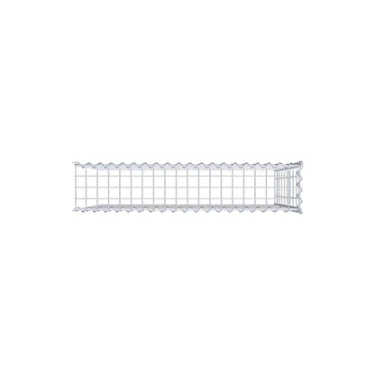 Anbaugabione Typ 4 100 cm x 90 cm x 20 cm (L x H x T), Maschenweite 5 cm x 10 cm, Spirale