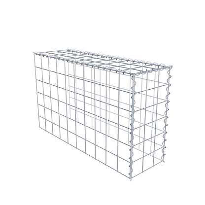 Anbaugabione Typ 4 100 cm x 60 cm x 30 cm (L x H x T), Maschenweite 10 cm x 10 cm, Spirale