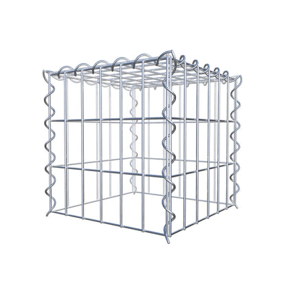 Anbaugabione Typ 3 30 cm x 30 cm x 30 cm (L x H x T), Maschenweite 5 cm x 10 cm, Spirale