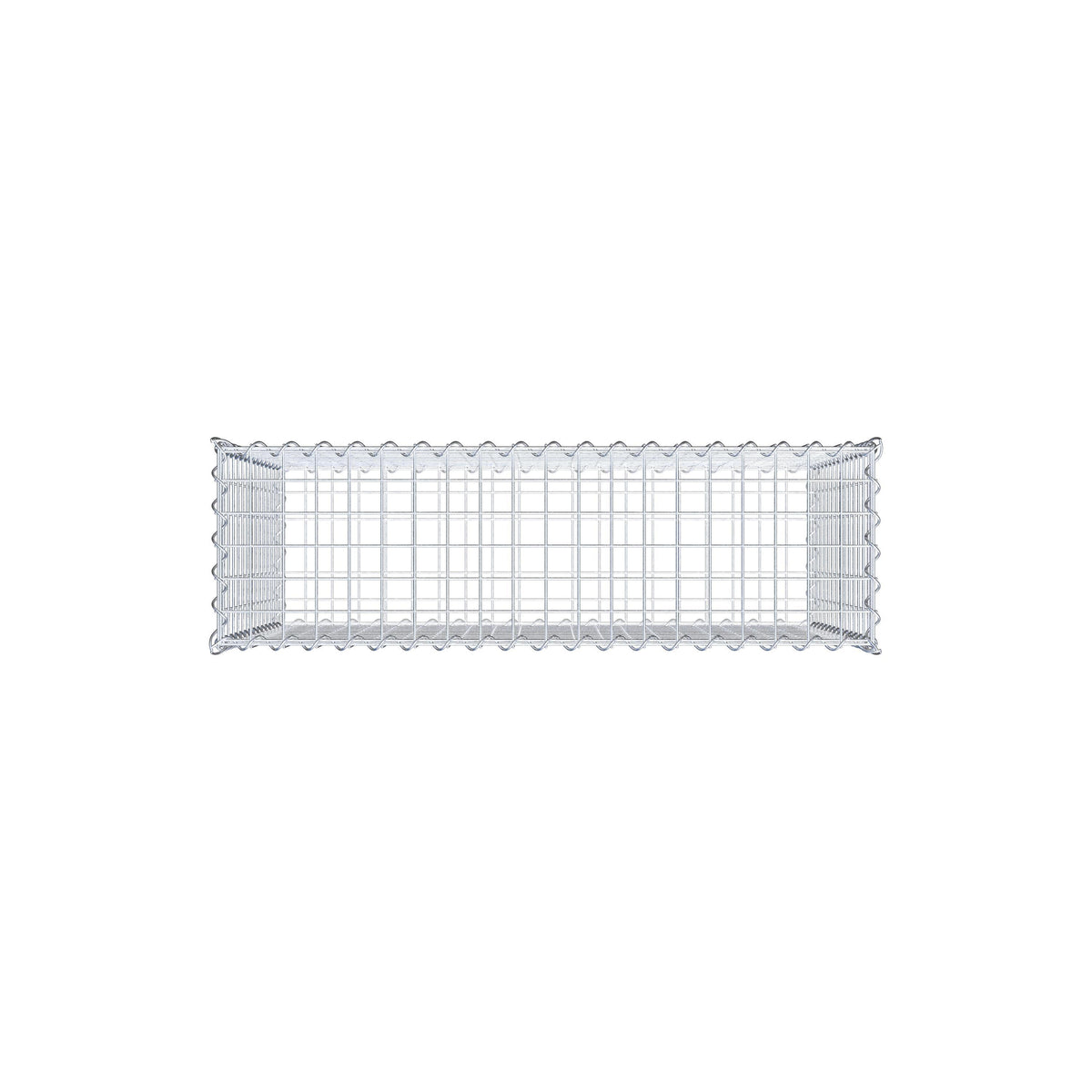Gabione 100 cm x 70 cm x 30 cm (L x H x T), Maschenweite 5 cm x 5 cm, Spirale