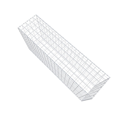 Gavión 200 cm x 100 cm x 50 cm (L x A x P), malla 10 cm x 10 cm, anillo en C