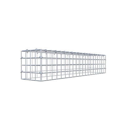 Fourche rapportée type 3 100 cm x 20 cm x 20 cm (L x H x P), mailles 5 cm x 5 cm, anneau C