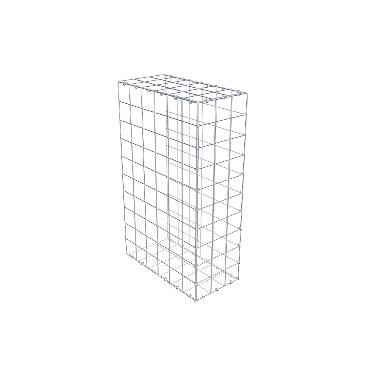 Gabião Tipo 2 100 cm x 60 cm x 30 cm (C x A x P), malhagem 10 cm x 10 cm, anel C