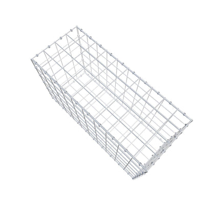 Gabião 100 cm x 60 cm x 40 cm (C x A x P), malhagem 10 x 10 cm, anel espiral