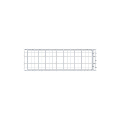 Gabião Tipo 4 100 cm x 40 cm x 30 cm (C x A x P), malhagem 5 cm x 10 cm, anel C