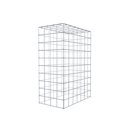 Opzetpaal type 3 100 cm x 70 cm x 40 cm (L x H x D), maaswijdte 10 cm x 10 cm, C-ring
