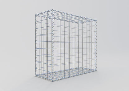 Gavión 100 cm x 90 cm x 40 cm (largo x alto x fondo), malla 10 cm x 10 cm, en espiral