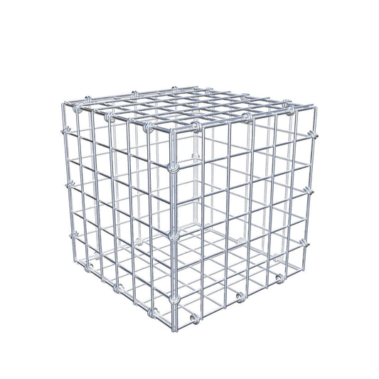 Gabião 30 cm x 30 cm x 30 cm (C x A x P), malhagem 5 x 5 cm, anel espiral