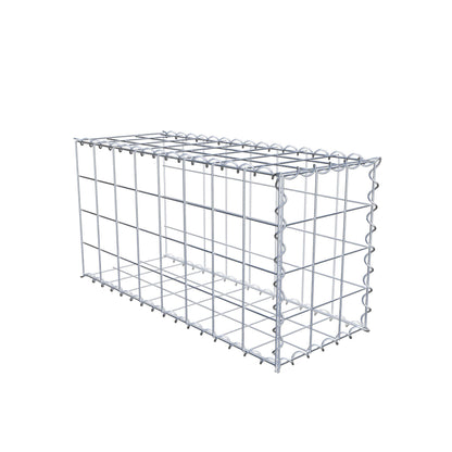Add-on schanskorf type 2 80 cm x 40 cm x 30 cm (L x H x D), maaswijdte 10 cm x 10 cm, spiraalvormig