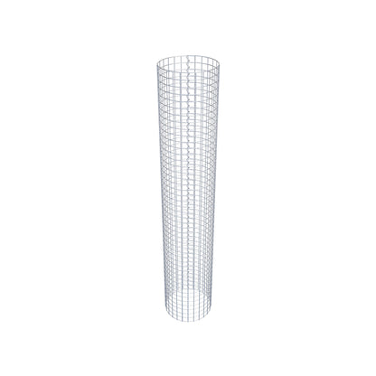 Gabionensäule rund 42 cm Durchmesser, 230 cm Höhe, Maschenweite 5 cm x 5 cm