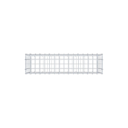 Gabbione 80 cm x 40 cm x 20 cm (L x H x P), maglia 5 cm x 10 cm, anello a C