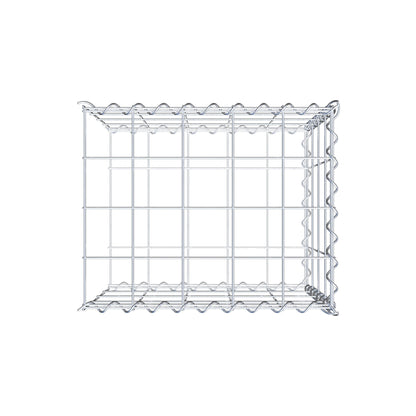 Gabião tipo 2 50 cm x 40 cm x 40 cm (C x A x P), malhagem 10 cm x 10 cm, espiral