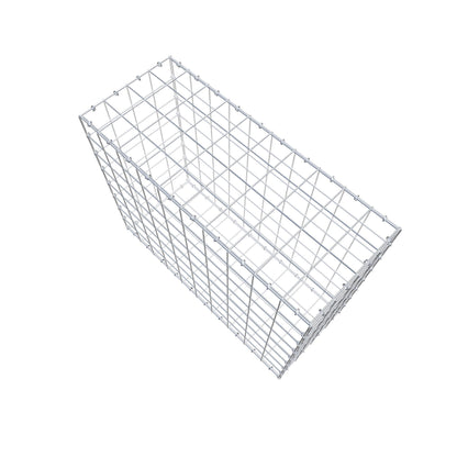 Gabião 100 cm x 80 cm x 40 cm (C x A x P), malhagem 10 cm x 10 cm, anel C