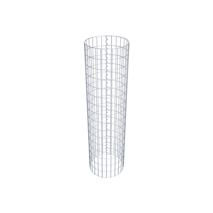Gabionensäule rund 42 cm Durchmesser, 160 cm Höhe, Maschenweite 5 cm x 10 cm