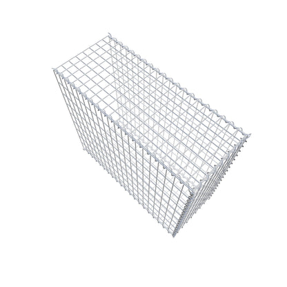 Gabion rapporté type 2 100 cm x 90 cm x 40 cm (L x H x P), mailles 5 cm x 10 cm, spirale