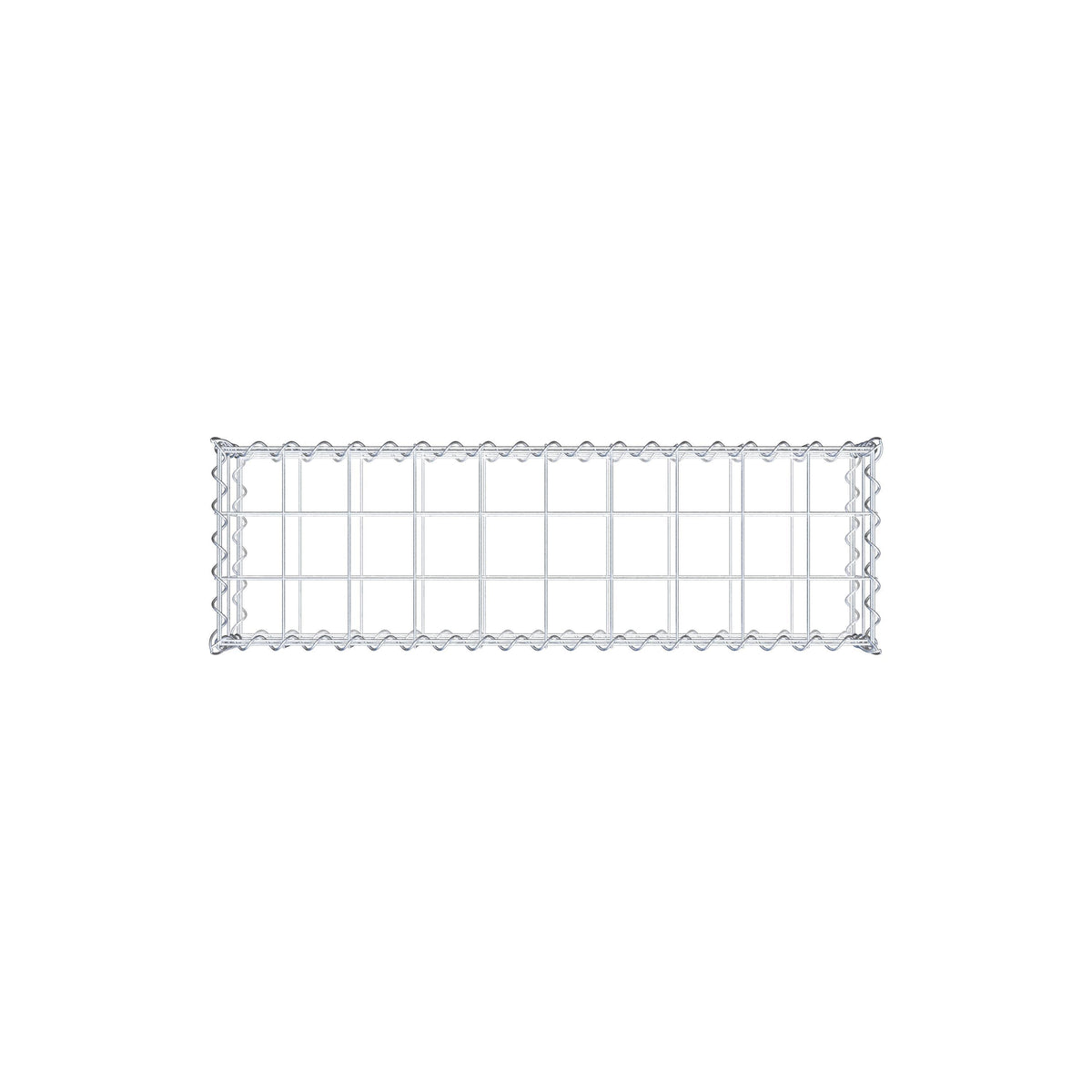 Gabion 100 cm x 20 cm x 30 cm (L x H x P), mailles 10 cm x 10 cm, spirale