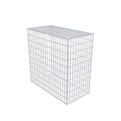 Gabião 100 cm x 100 cm x 50 cm (C x A x P), malhagem 5 cm x 10 cm, espiral