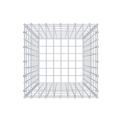 Anbaugabione Typ 3 100 cm x 50 cm x 50 cm (L x H x T), Maschenweite 5 cm x 10 cm, C-Ring