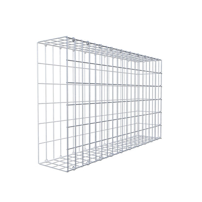 Mounted gabion type 2 100 cm x 60 cm x 20 cm, mesh size 5 cm x 10 cm, C-ring