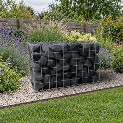 Gabion 100 cm x 60 cm x 50 cm (L x H x D), mesh size 10 cm x 10 cm, spiral