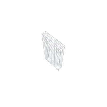 Schanskorf 200 cm x 100 cm x 20 cm (L x H x D), maaswijdte 10 cm x 10 cm, C-ring