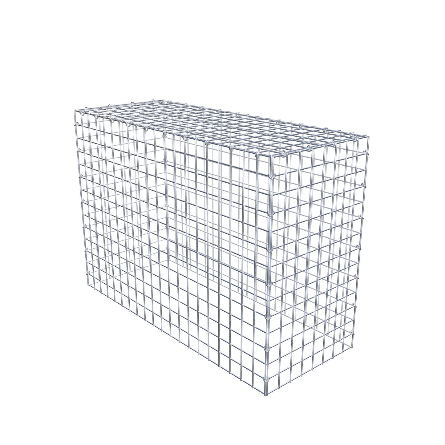 Type 3 oplegkorf 100 cm x 70 cm x 40 cm (L x H x D), maaswijdte 5 cm x 5 cm, C-ring