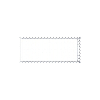 Gabião tipo 4 100 cm x 30 cm x 40 cm (C x A x P), malhagem 5 cm x 10 cm, espiral