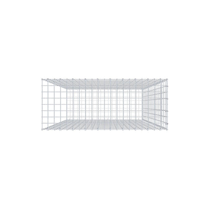 Mounted gabion type 2 200 cm x 100 cm x 40 cm, mesh size 5 cm x 10 cm, C-ring