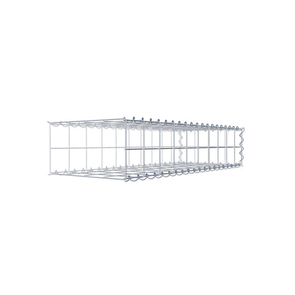 Gabbione aggiuntivo tipo 2 100 cm x 20 cm x 40 cm (L x A x P), maglia 10 cm x 10 cm, spirale