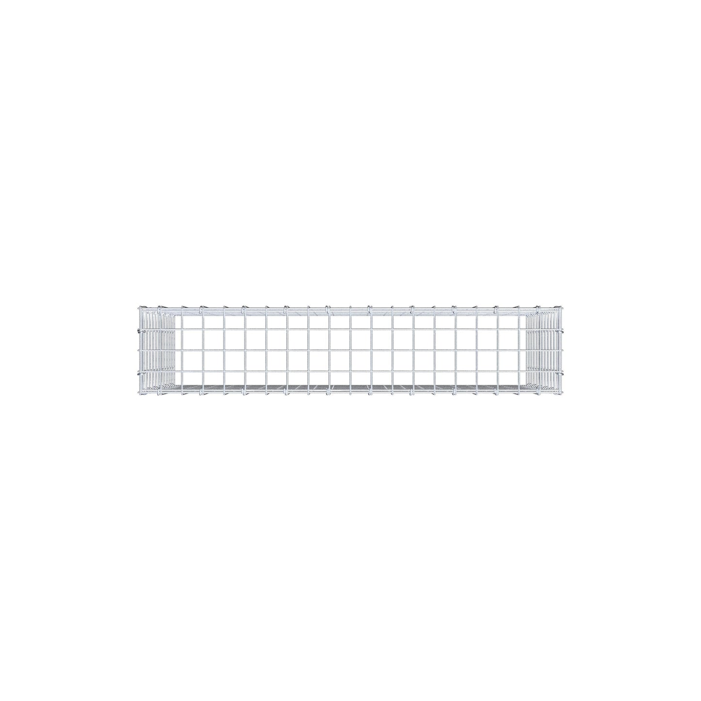 Anbaugabione Typ 3 100 cm x 60 cm x 20 cm (L x H x T), Maschenweite 5 cm x 5 cm, C-Ring