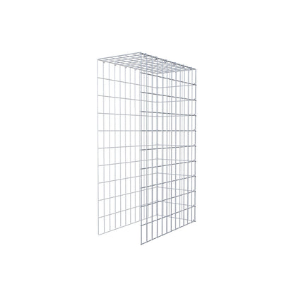 Anbaugabione Typ 4 100 cm x 60 cm x 30 cm (L x H x T), Maschenweite 5 cm x 10 cm, C-Ring