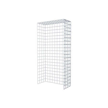Anbaugabione Typ 4 100 cm x 20 cm x 50 cm (L x H x T), Maschenweite 5 cm x 5 cm, C-Ring