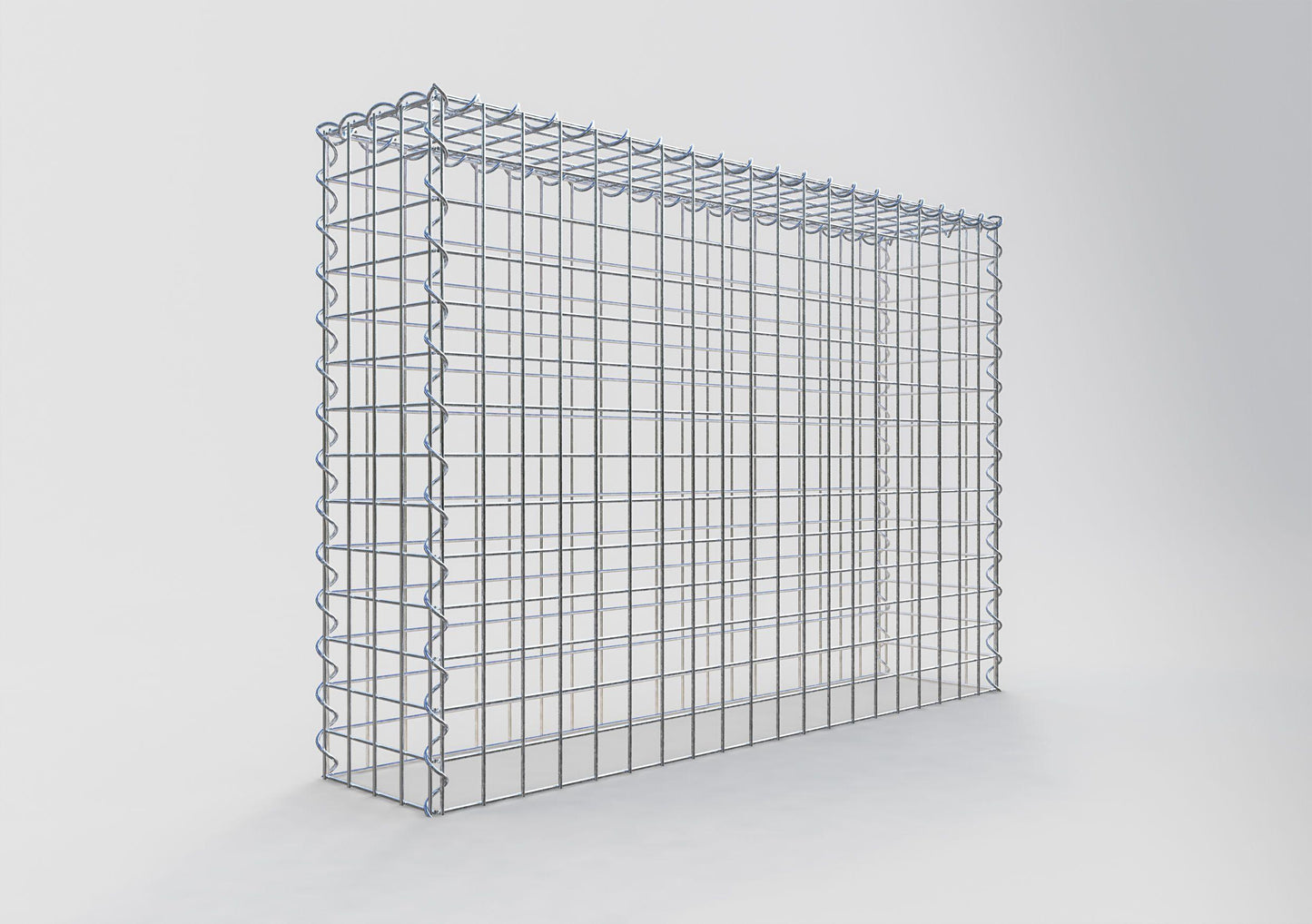 Gavión complementario tipo 3 100 cm x 70 cm x 20 cm (L x A x P), malla 5 cm x 5 cm, espiral