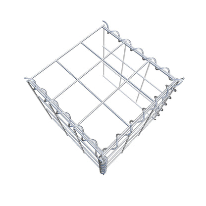 Anbaugabione Typ 4 30 cm x 30 cm x 30 cm (L x H x T), Maschenweite 10 cm x 10 cm, Spirale