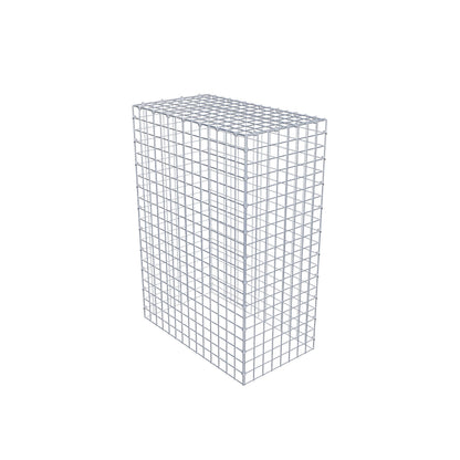 Type 3 oplegkorf 100 cm x 70 cm x 40 cm (L x H x D), maaswijdte 5 cm x 5 cm, C-ring