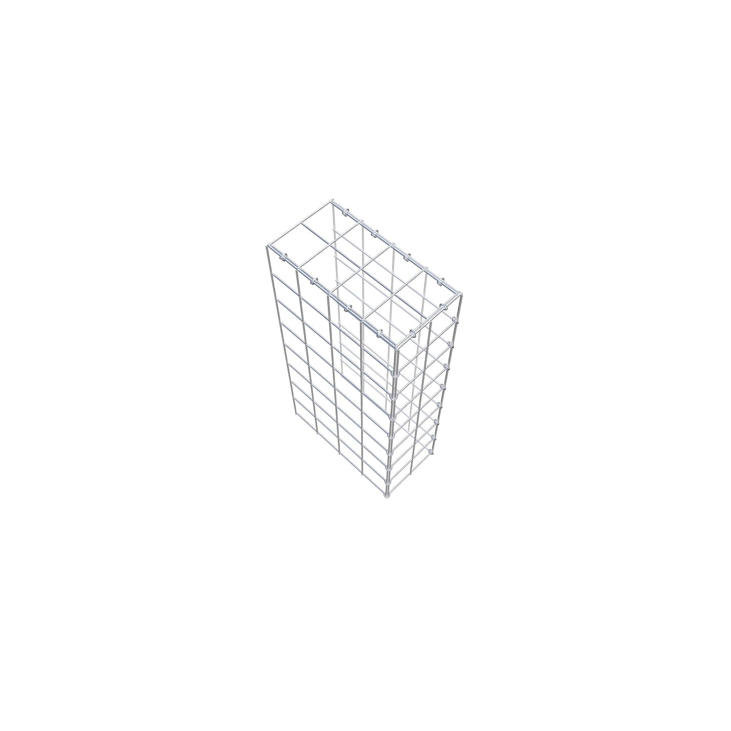 Pila adicional tipo 4 80 cm x 40 cm x 20 cm (L x A x P), malla 10 cm x 10 cm, anillo en C
