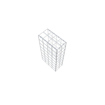 Pila adicional tipo 4 80 cm x 40 cm x 20 cm (L x A x P), malla 10 cm x 10 cm, anillo en C