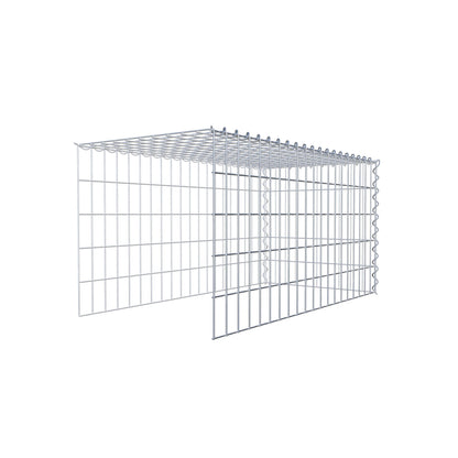 Gabião tipo 4 100 cm x 50 cm x 50 cm (C x A x P), malhagem 5 cm x 10 cm, espiral