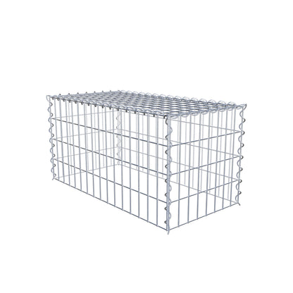 Gavión adicional tipo 3 80 cm x 40 cm x 40 cm (L x A x P), malla 5 cm x 10 cm, en espiral