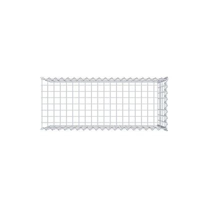 Anbaugabione Typ 4 100 cm x 50 cm x 40 cm (L x H x T), Maschenweite 5 cm x 10 cm, Spirale