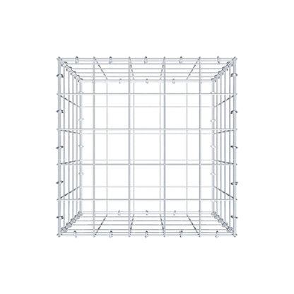 Gabião 50 cm x 50 cm x 50 cm (C x A x P), malhagem 10 cm x 10 cm, anel C