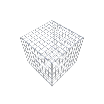 Anbaugabione Typ 2 50 cm x 50 cm x 50 cm, Maschenweite 5 cm x 10 cm, C-Ring