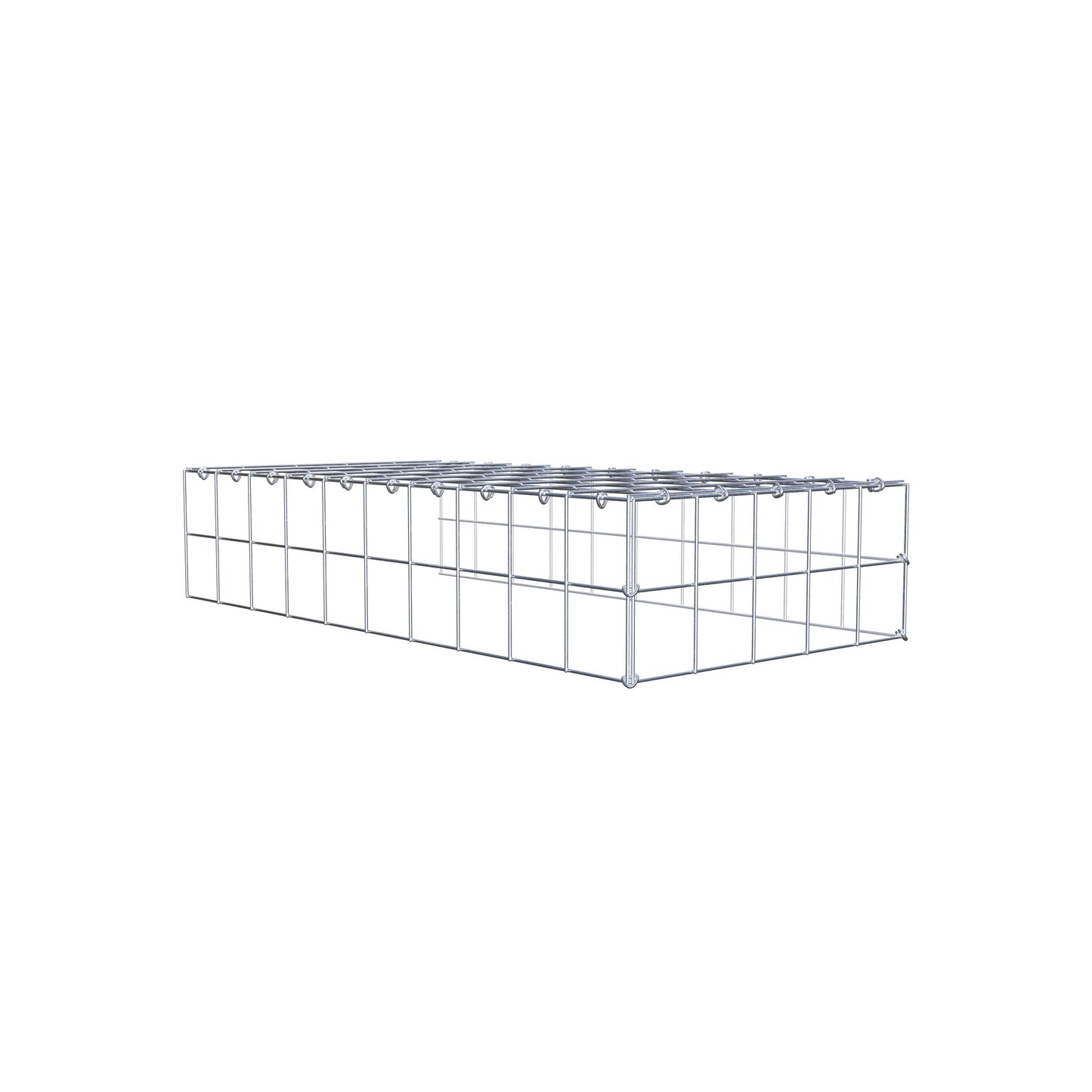 Fourche rapportée type 4 100 cm x 20 cm x 50 cm (L x H x P), mailles 10 cm x 10 cm, anneau C